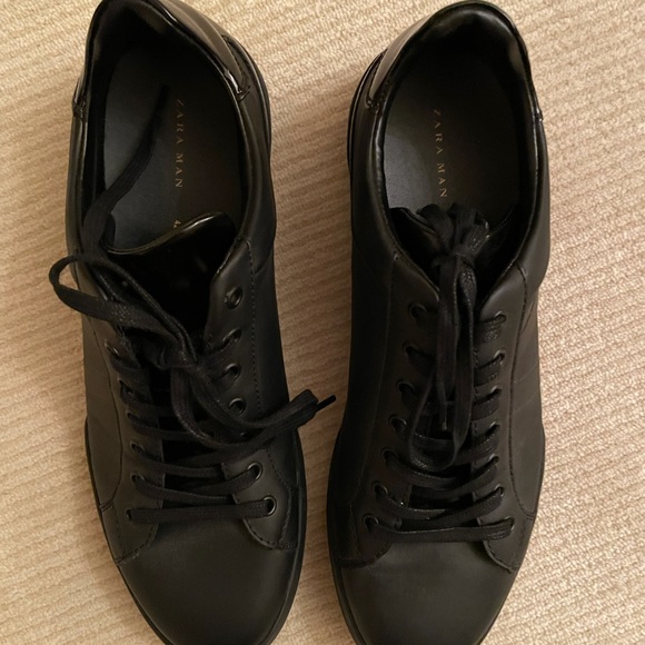 ZARA Men's men's black lace up shoes size9 (EU 42) - Picture 4 of 4